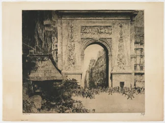 Porte Saint-Denis, Paris, 1928